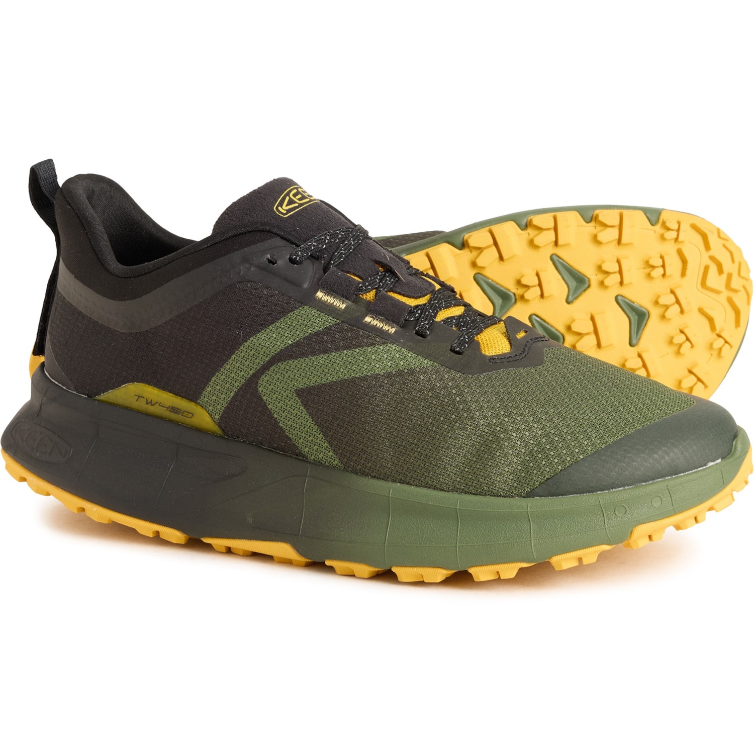 Mens Keen 450 Dirt Waterproof Green Athletic Hiking Trail Sneakers Shoes Size 11 Amazon.com | KEEN Men main image 2
