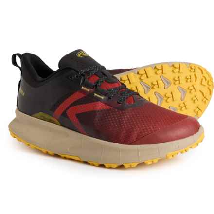 Keen 450 Dirt Hiking Shoes - Waterproof (For Men) in Red Ochre/Black