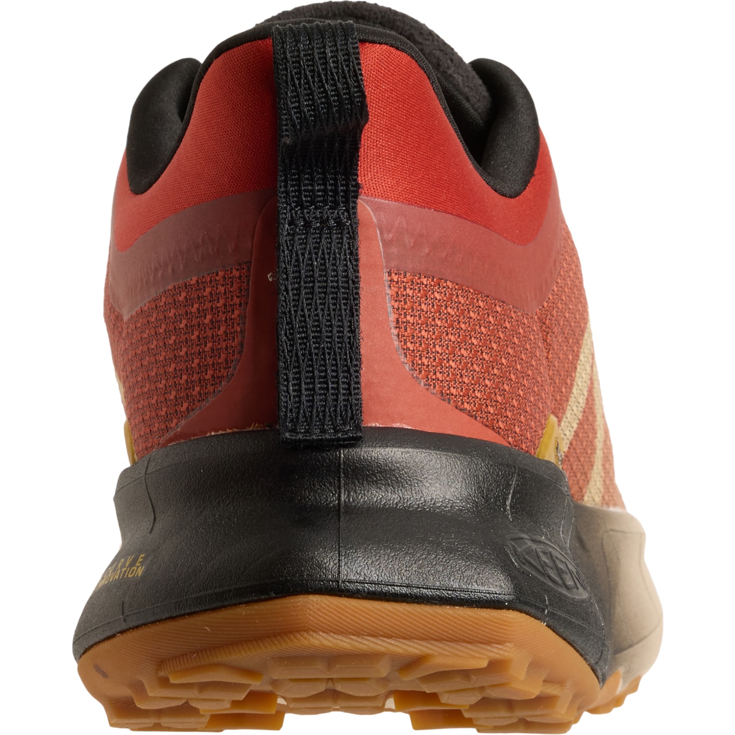 KEEN Brown and Red Men\'s Trail Hiking Shoes Male KEEN Utility Men main image 4