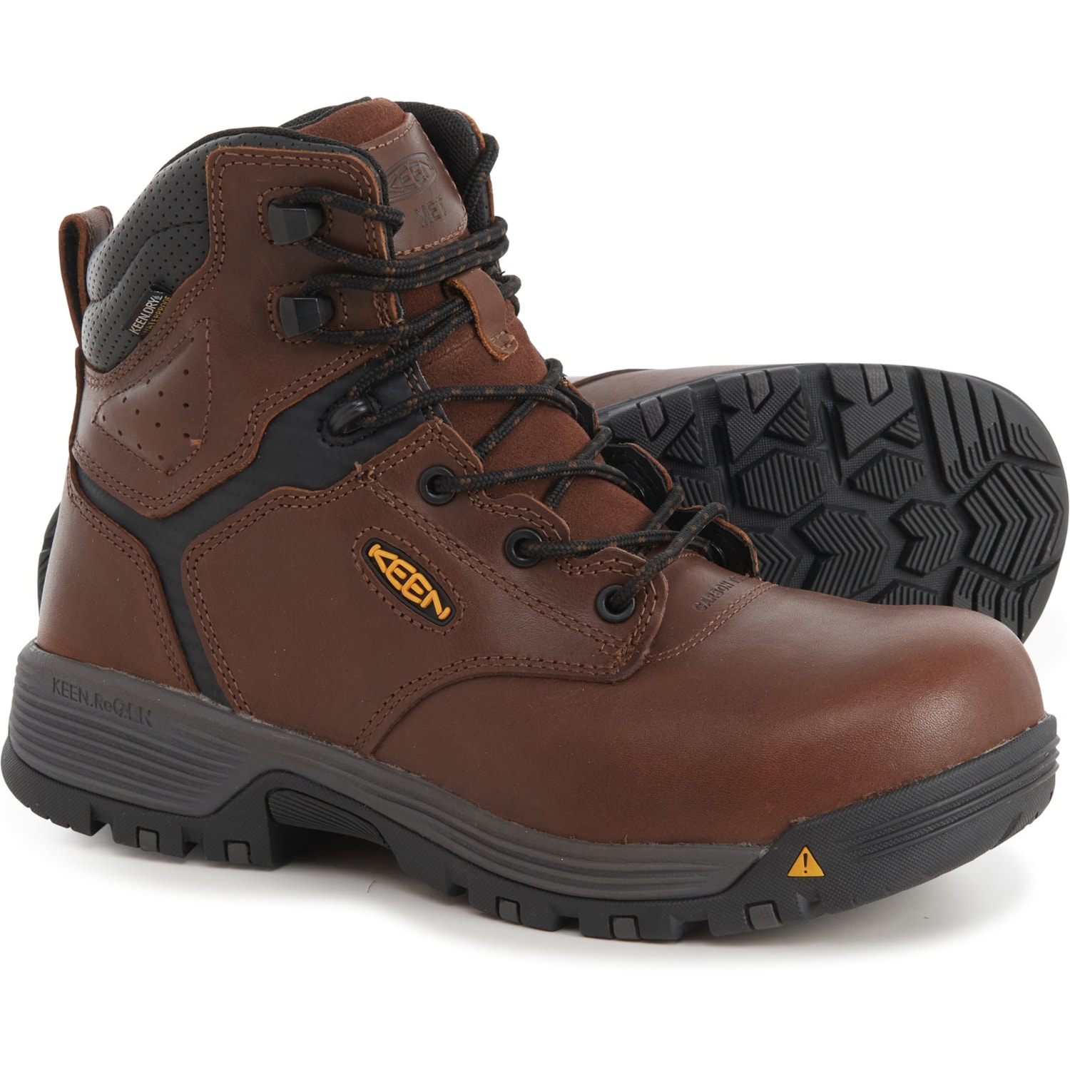 thumbnail image 2 of Vegace LaVega Men's 6 Steel Toe Work Boot - Heavy Duty Metatarsal, Black 2 of 4