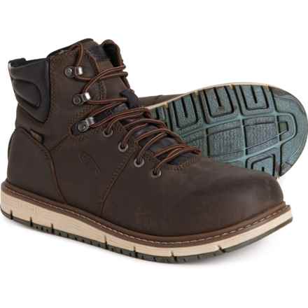 Keen Akron Mid Soft Toe Boots - Waterproof (For Men) in Casecade Brown