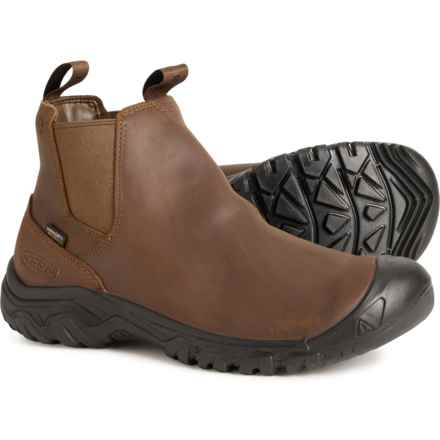 Keen Anchorage III Boots - Waterproof, Insulated, Leather (For Men) in Dark Earth/Black