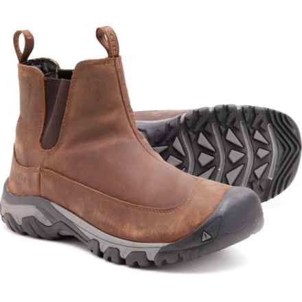 Keen Anchorage III Boots - Waterproof, Insulated, Leather (For Men) in Dark Earth/Mulch