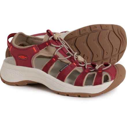 Keen Astoria West Sandals - Waterproof (For Women) in Merlot/Scarlet Ibis