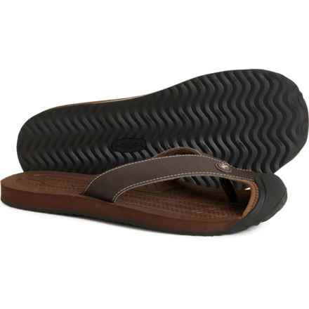 Keen Barbados TG Flip-Flops (For Men) in Java/Dark Earth