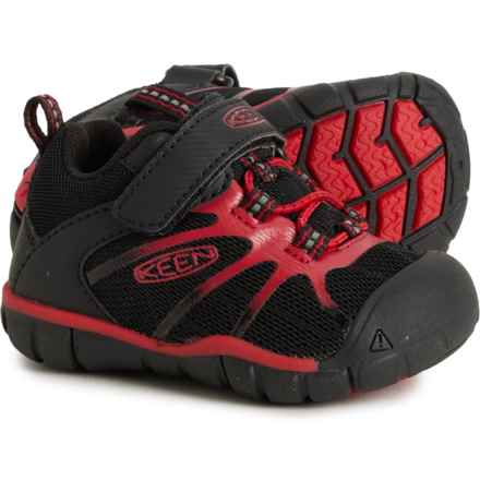 Keen Boys Chandler 2 CNX Casual Sneakers in Black/Red Carpet