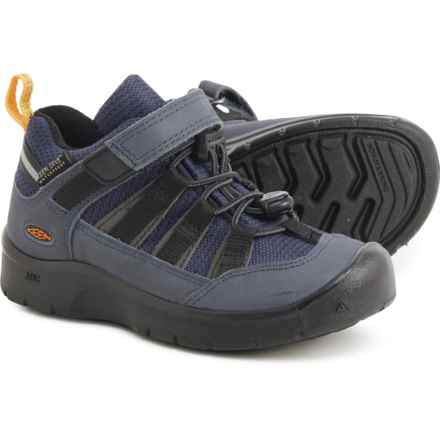 Keen Boys Hikeport 2 Low Hiking Shoes - Waterproof in Blue Nights/Sunflower
