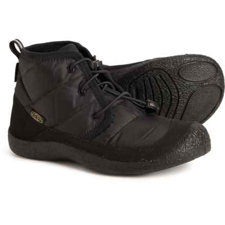 Keen Boys Howser II Chukka Boots - Waterproof, Insulated in Black/Black