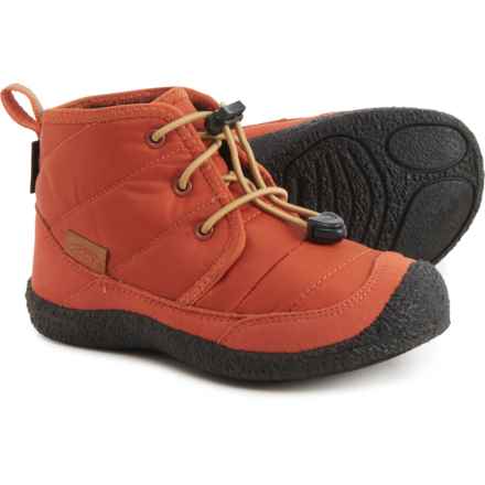 Keen Boys Howser II Chukka Boots - Waterproof, Insulated in Potters Clay/Black