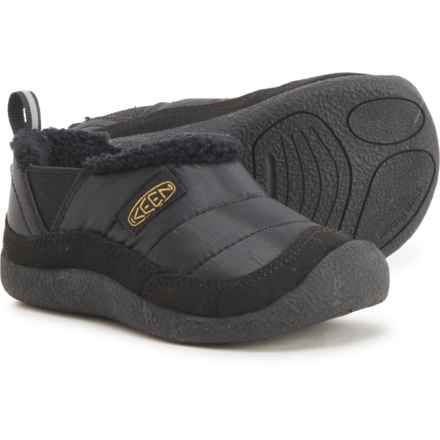 Keen Boys Howser II Slipper Shoes in Black/Black
