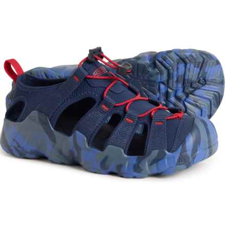 Keen Boys Hyperport H2 Hybrid Sport Sandals in Naval Academy/Red Carpet