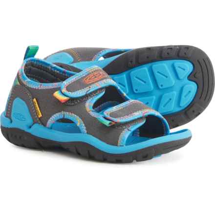 Keen Boys Knotch Creek Open Toe Sandals in Magnet/Tie Dye