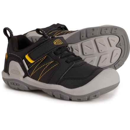 Keen Boys Knotch Peak Sneakers in Black/Keen Yellow