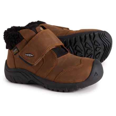 Keen Boys Kootenay IV Mid Boots - Waterproof, Insulated, Leather in Toasted Coconut/Vapor