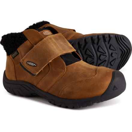 Keen Boys Kootenay IV Mid Boots - Waterproof, Insulated, Leather in Toasted Coconut/Vapor