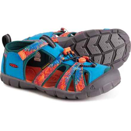 Keen Boys Seacamp II CNX Sandals in Multi/Austern