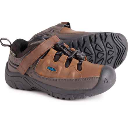 Keen Boys Targhee Sport Hiking Shoes - Waterproof in Coffee Bean/Bison