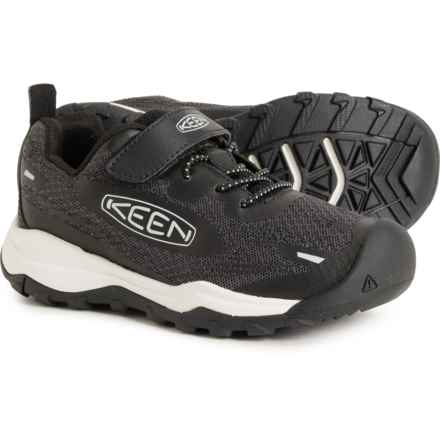 Keen Boys Wanduro Speed Hiking Shoes in Black/Vapor