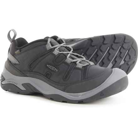 Keen Circadia Hiking Shoes - Waterproof, Leather (For Men) in Black/Steel Grey