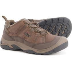 Keen Circadia Hiking Shoes - Waterproof, Leather (For Men) in Shitake/Brindle