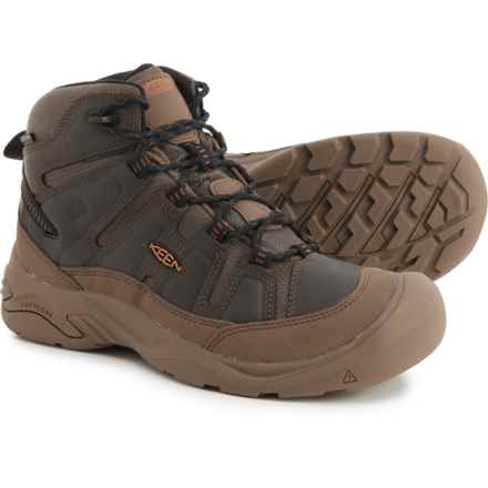 Keen Circadia Mid Hiking Boots - Waterproof, Leather (For Men) in Canteen/Curry