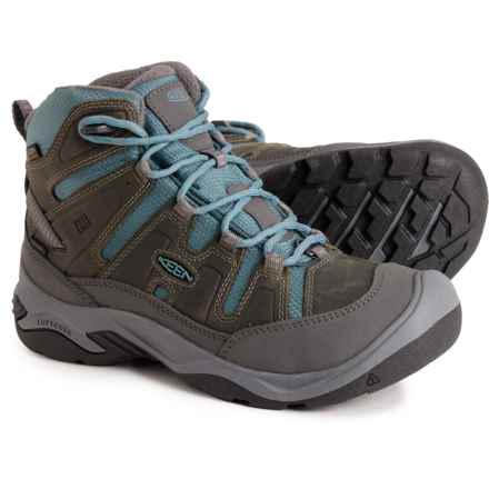 Keen Circadia Polar Mid Hiking Boots - Waterproof, Insulated (For Women) in Steel Grey/North Atlantic