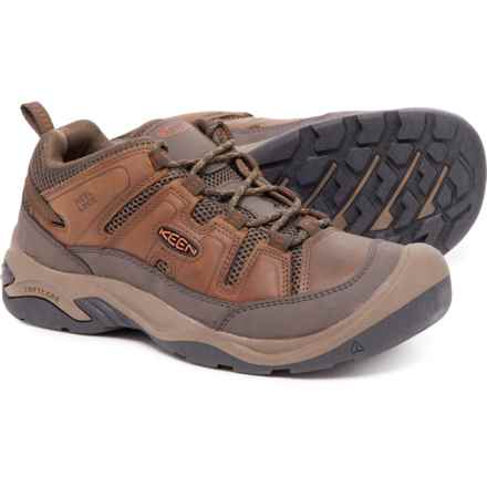 Keen Circadia Vent Hiking Shoes - Leather (For Men) in Bison/Potters Clay