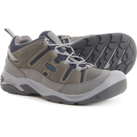 Keen Circadia Vent Trail Hiking Shoes (For Men) in Steel Grey/Legion Blue