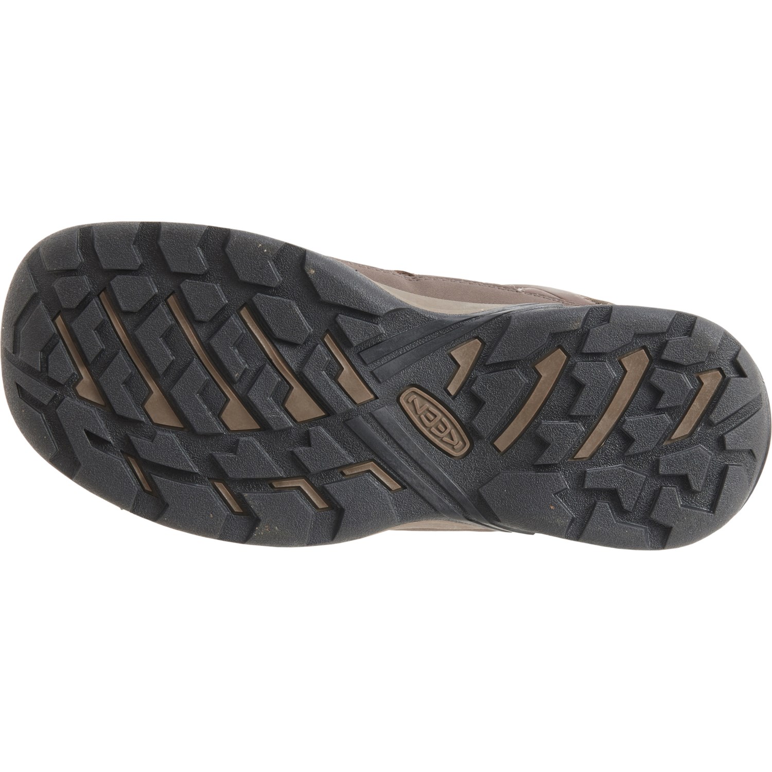 Mocassins Randonnée KEEN Comfort Tie – Cuir Marron, Taille US 8 / EU 38.5, Femme