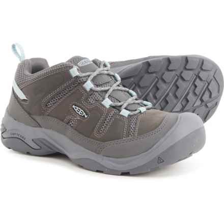 Keen Circadia Vent Trail Hiking Shoes (For Women) in Steel Grey/Cloud Blue