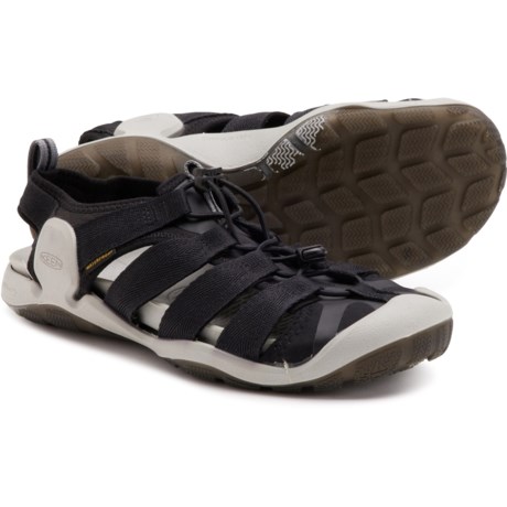 Keen CNX II Sport Sandals - Waterproof (For Men) in Black/Keen Yellow