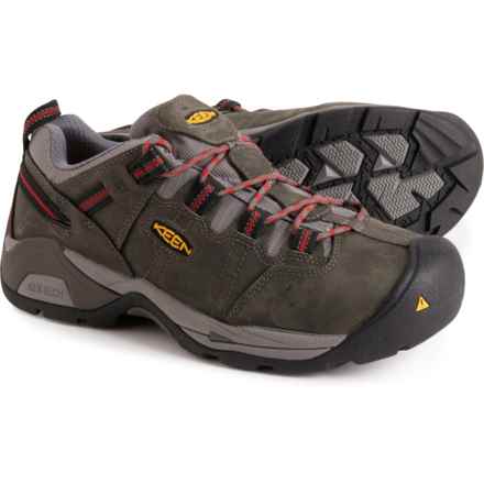 Keen Detroit XT Work Shoes - Steel Safety Toe, Wide Width (For Men) in Steel Grey/Bossa Nova - Closeouts