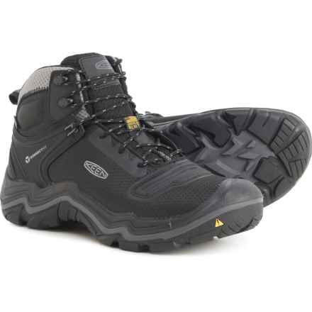 Keen Durand EVO Mid Hiking Boots - Waterproof, Wide Width (For Men) in Black/Magnet