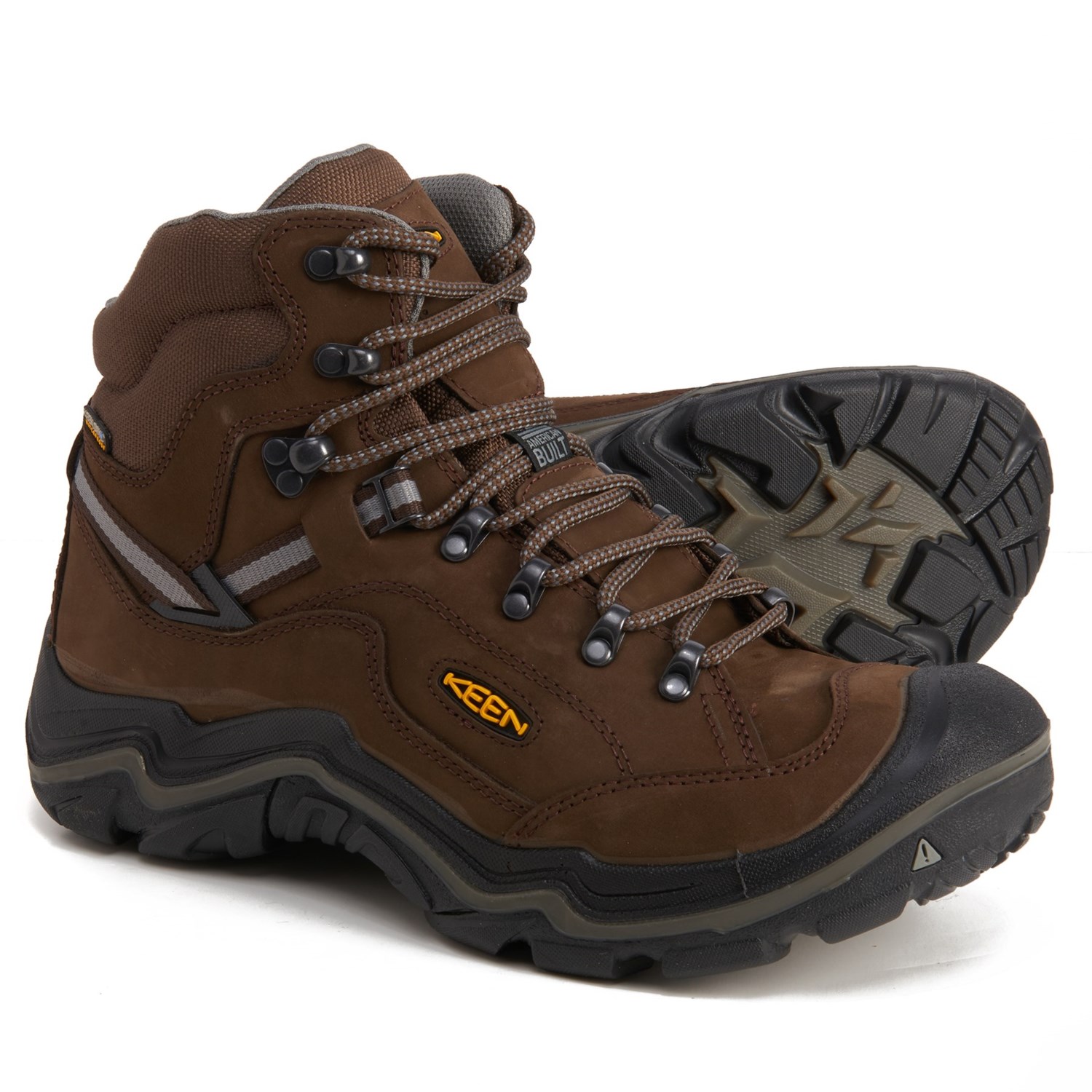 keen men's durand mid waterproof hiking boots