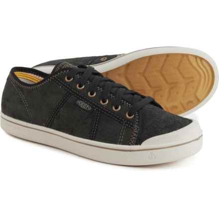 Keen Eldon Harvest Sneakers - Leather (For Men) in Black/Silver Birch