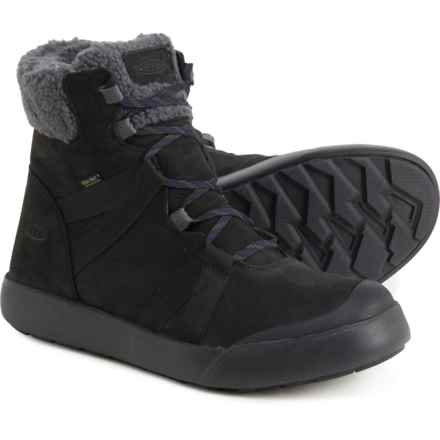Keen Elle Winter Boots - Waterproof, Insulated, Leather (For Women) in Black/Black