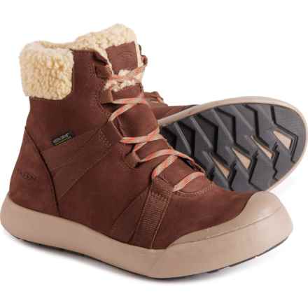 Keen Elle Winter Boots - Waterproof, Insulated, Leather (For Women) in Chestnut/Red Clay