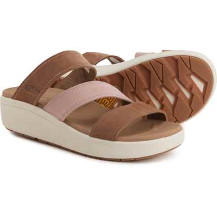 Keen Ellecity Slide Sandals - Nubuck (For Women) in Toasted Coconut/Fawn