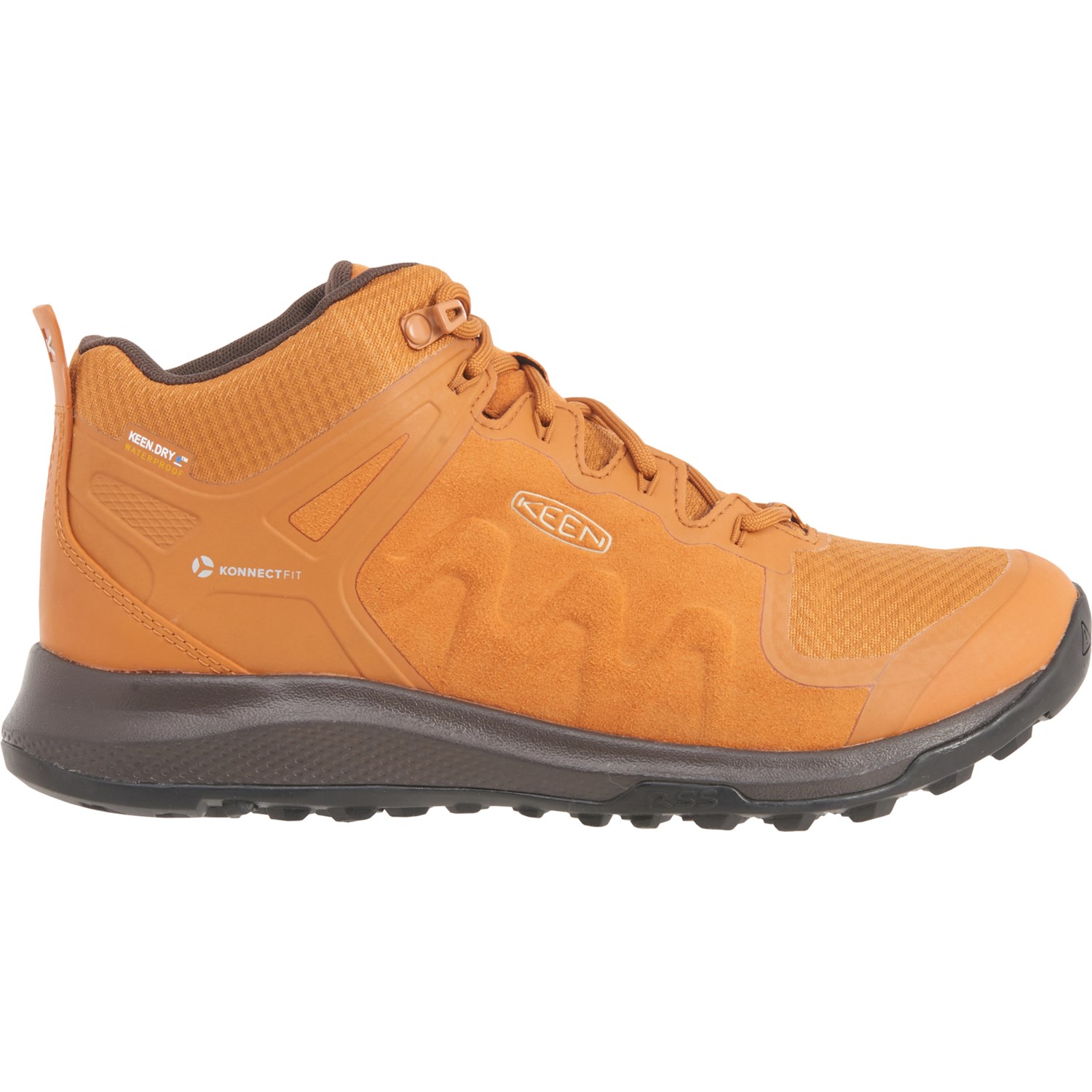 keen explore waterproof mid top trail shoe