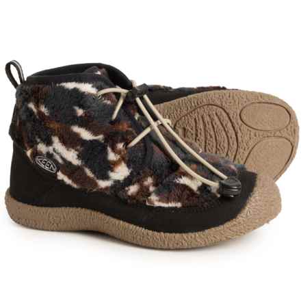 Keen Girls Howser II Chukka Boots - Waterproof, Insulated in Black/Star White