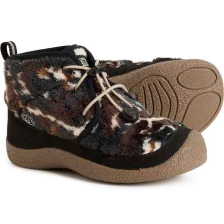 Keen Girls Howser II Chukka Boots - Waterproof, Insulated in Black/Star White