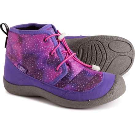 Keen Girls Howser II Chukka Boots - Waterproof, Insulated in Tillandsia Purple/Multi