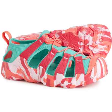 Keen Girls Hyperport H2 Hybrid Sandals in Raspberry/Pool Blue