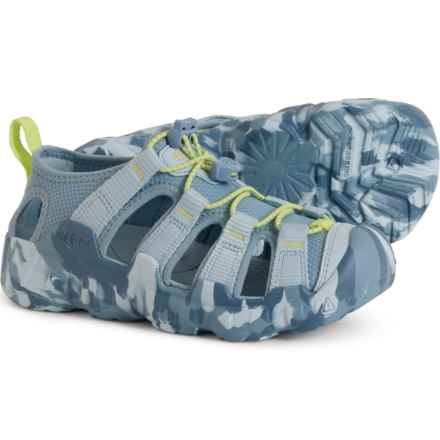 Keen Girls Hyperport H2 Hybrid Sandals in Skyway/Faded Denim