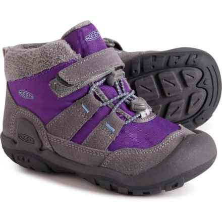 Keen Girls Knotch Chukka Boots - Insulated in Steel Grey/Charisma