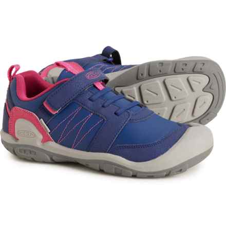 Keen Girls Knotch Peak Sneakers in Blue Depths/Pink Peacock