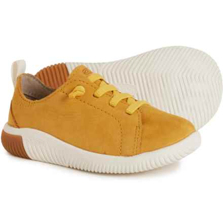 Keen Girls KNX Lace Sneakers - Leather in Daffodil/Star White