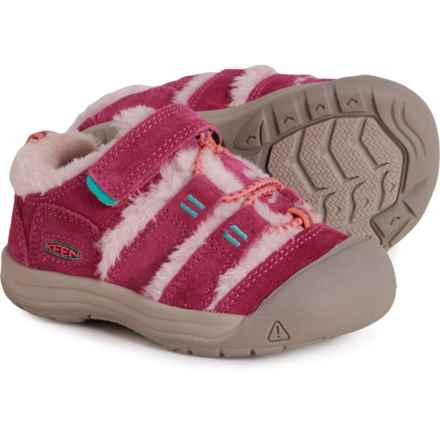 Keen Girls Newport Shoes - Leather in Fruit Dove/Ballet Slipper