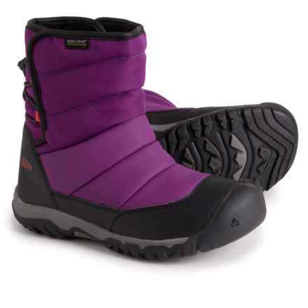 Keen Girls Puffrider Snow Boots - Waterproof, Insulated in Charisma/Orange