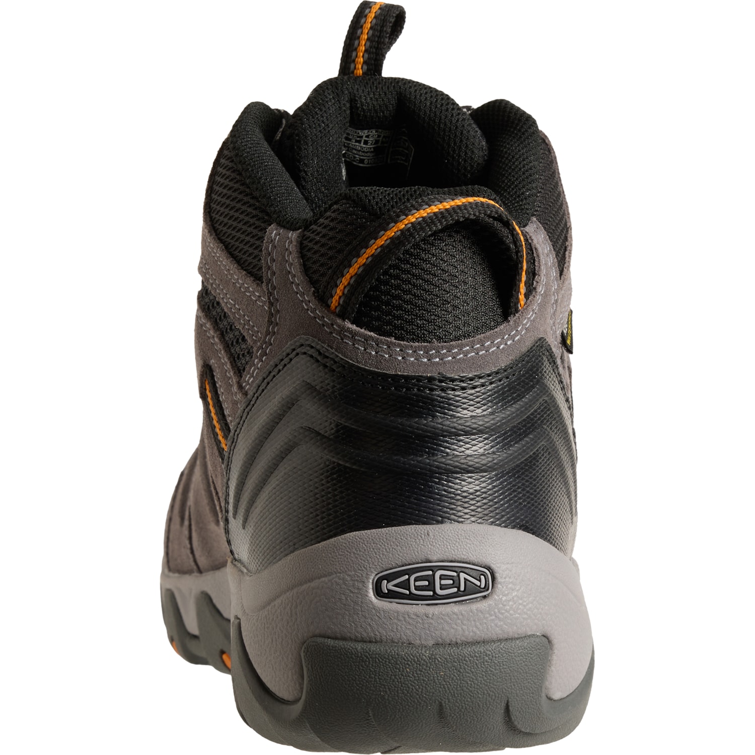 KEEN Headout Mid Hiking Shoes Men\'s Size 12 Grey Black Waterproof Suede NEW Best Hiking Mens Grey Hiking Boots Keen Men main image 4